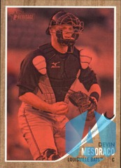2011 Topps Heritage Minors Red Tint #27 Devin Mesoraco 510/620